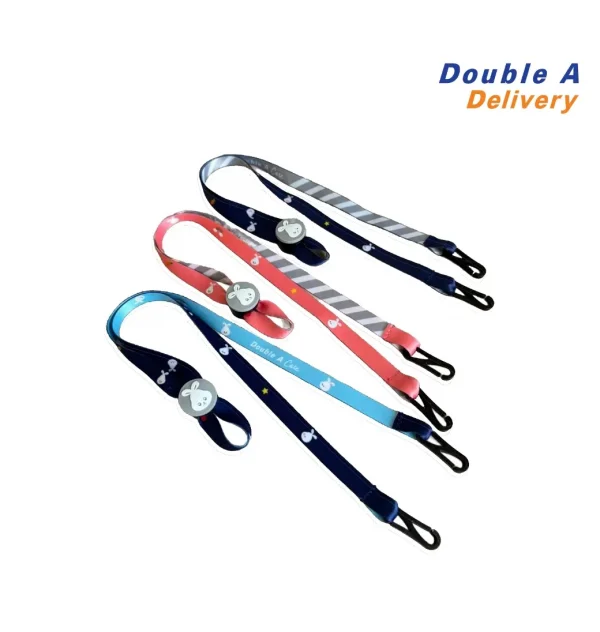 Double A Care สายคล้องแมสก์ Cotton Bunny 1 ชิ้น (สีชมพู) - Image 2