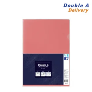 ดั๊บเบิ้ล เอ แฟ้มซองเอกสารชั้นเดียว A4 สีชมพู