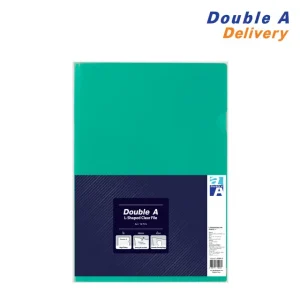 ดั๊บเบิ้ล เอ แฟ้มซองเอกสารชั้นเดียว A4 สีเขียว