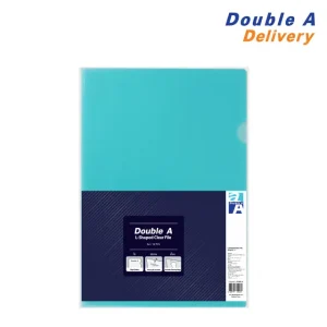 ดั๊บเบิ้ล เอ แฟ้มซองเอกสารชั้นเดียว A4 สีฟ้า Light Blue