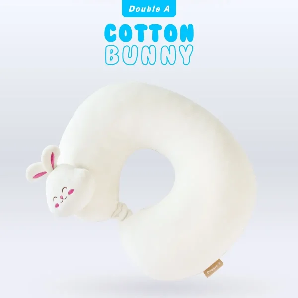 Double A หมอนรองคอ Cotton Bunny V.2