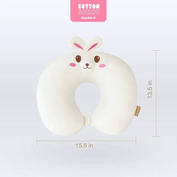 Double A หมอนรองคอ Cotton Bunny V.1 - Image 4