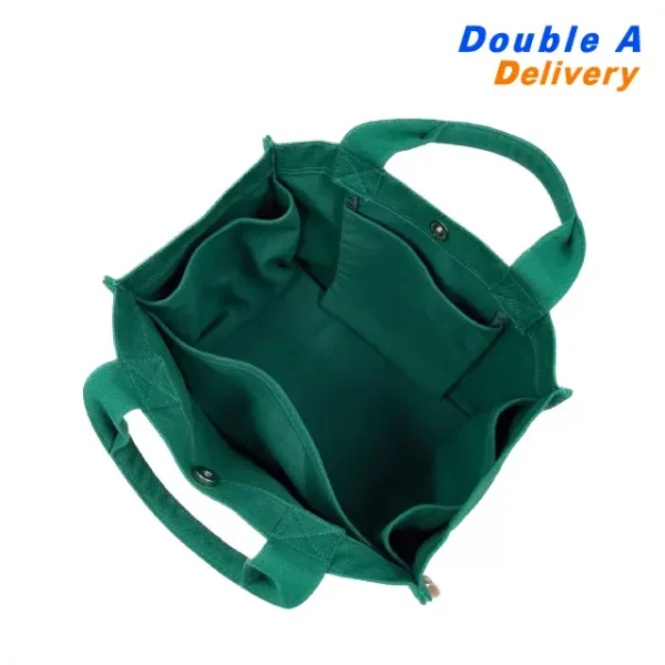 กระเป๋าผ้า Tote Bag ลาย Sun Sun Lucky dragon (สีเขียว) - Image 2