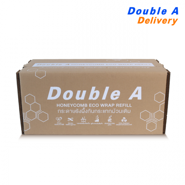 Double A Honeycomb Eco Wrap Jumbo Roll กระดาษรังผึ้งกันกระแทกม้วนเติม (ม้วนใหญ่) - Image 2