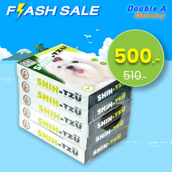กระดาษ Shih-Tzu A4 80 แกรม (1 กล่อง)