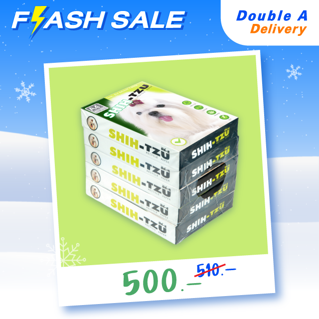 กระดาษ Shih-Tzu A4 80 แกรม (1 กล่อง)