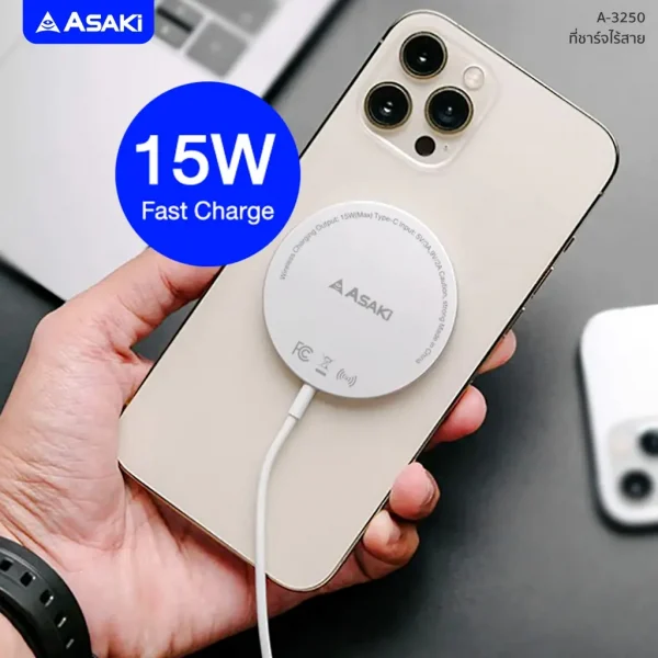Asaki สายชาร์จ 3 in 1 ลิขสิทธิ์ (คละลาย) ADMC8081 - Image 6