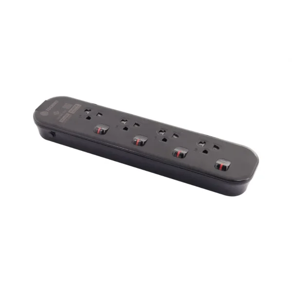 Toshino รางปลั๊กไฟ 4 ช่อง 4 สวิตช์ 3 เมตร 16A/3600W รุ่น JT4-3M - Image 4