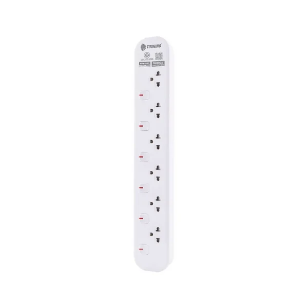 Toshino รางปลั๊กไฟ 4 ช่อง 4 สวิตช์ 3 เมตร 16A/3600W รุ่น JT4-3M - Image 4