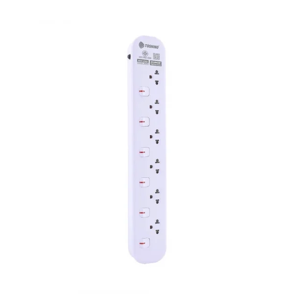 Toshino รางปลั๊กไฟ 4 ช่อง 4 สวิตช์ 3 เมตร 16A/3600W รุ่น JT4-3M - Image 2