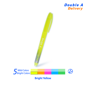 ปากกาเน้นข้อความดั๊บเบิ้ล เอ สีเหลือง