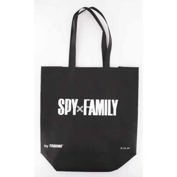 Toshino กระเป๋าผ้าแคนวาสสีดำ SPY x FAMILY รุ่น BG-SPX-B - Image 4