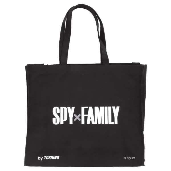 Toshino กระเป๋าผ้าแคนวาสสีดำ SPY x FAMILY รุ่น BG-SPX-B - Image 2