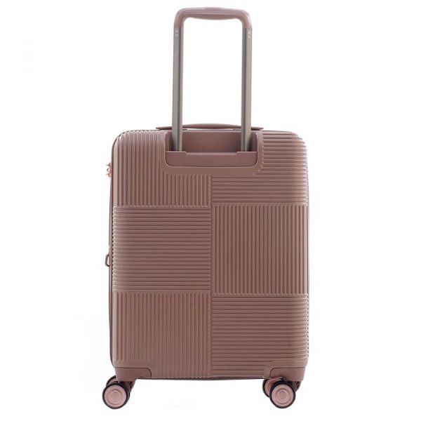 CAGGIONI กระเป๋าเดินทาง รุ่นโวยาจเกอร์ ( Voyageur 15082 ) สีชมพู ขนาด 20 นิ้ว - Image 5