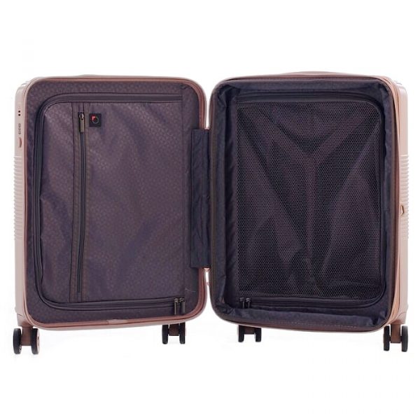 CAGGIONI กระเป๋าเดินทาง รุ่นโวยาจเกอร์ ( Voyageur 15082 ) สีชมพู ขนาด 20 นิ้ว - Image 7