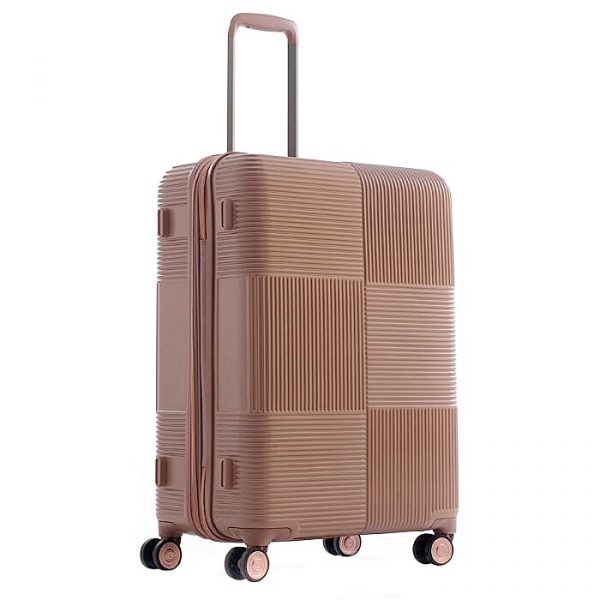 CAGGIONI กระเป๋าเดินทาง รุ่นโวยาจเกอร์ ( Voyageur 15082 ) สีชมพู ขนาด 24 นิ้ว - Image 3