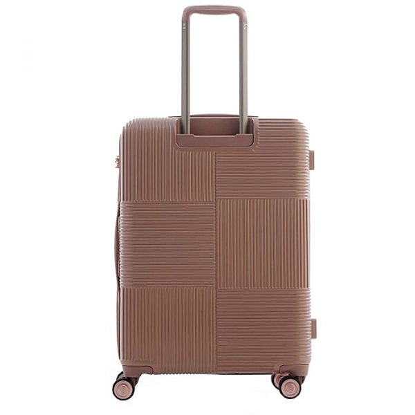 CAGGIONI กระเป๋าเดินทาง รุ่นโวยาจเกอร์ ( Voyageur 15082 ) สีชมพู ขนาด 24 นิ้ว - Image 5