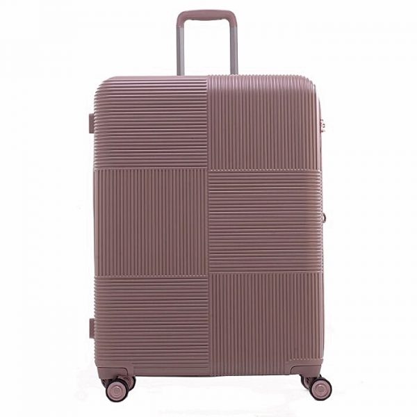 CAGGIONI กระเป๋าเดินทาง รุ่นโวยาจเกอร์ ( Voyageur 15082 ) สีชมพู ขนาด 28 นิ้ว - Image 2