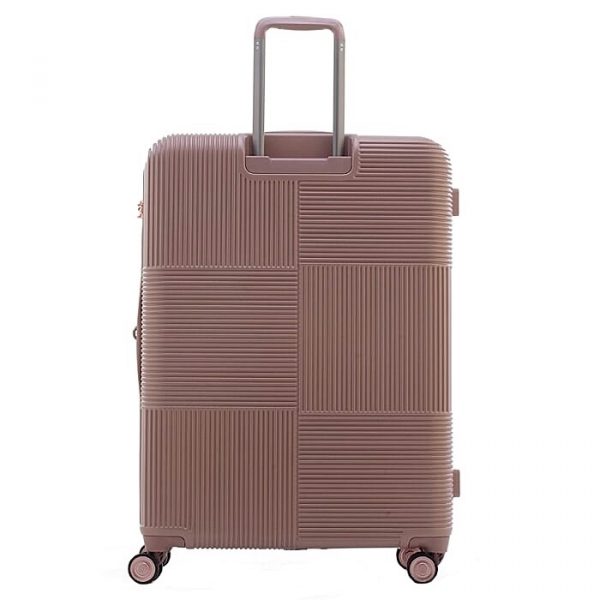 CAGGIONI กระเป๋าเดินทาง รุ่นโวยาจเกอร์ ( Voyageur 15082 ) สีชมพู ขนาด 28 นิ้ว - Image 5