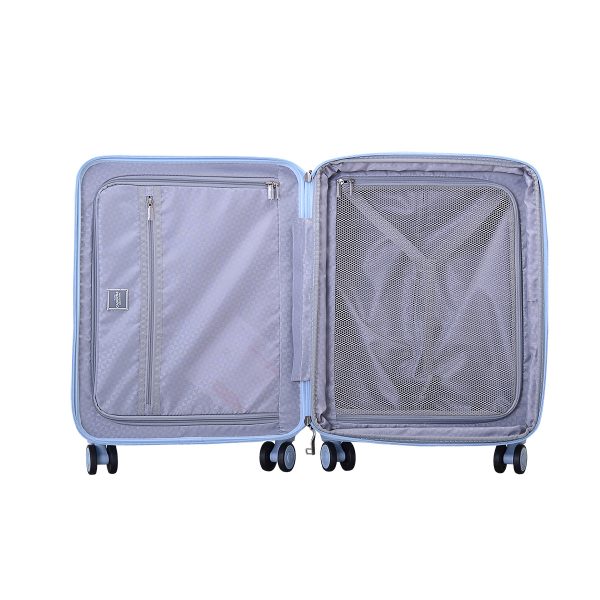 CAGGIONI กระเป๋าเดินทาง รุ่นโวยาจเกอร์ ( Voyageur 15082 ) สีฟ้า ขนาด 20 นิ้ว - Image 4
