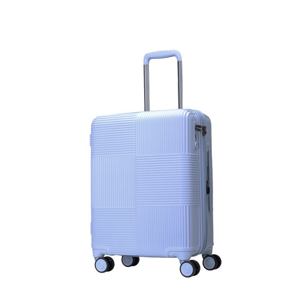 CAGGIONI กระเป๋าเดินทาง รุ่นโวยาจเกอร์ ( Voyageur 15082 ) สีฟ้า ขนาด 20 นิ้ว