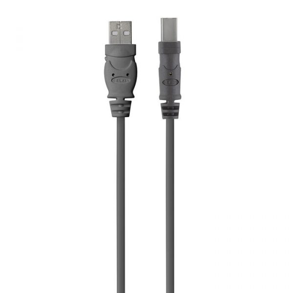 Belkin สายเชื่อมต่อปริ้นเตอร์ แสกนเนอร์ USB-A To USB-B ถ่ายโอนข้อมูล 480 MBPS ความยาวสาย 4.8 เมตร F3U154