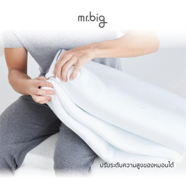 mr.big Orthocurve Pillow หมอนหนุน Ergonomic รุ่นออโธเคิฟ หมอนหนุนปรับระดับได้ - Image 2