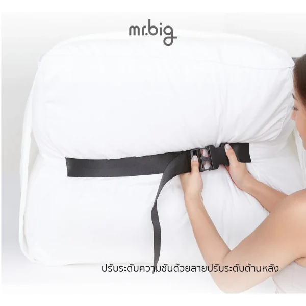 mr.big GERD Pillow หมอน Ergonomic สำหรับผู้ป่วยกรดไหลย้อน ปรับระดับได้ พร้อมปลอกถอดซักได้ - Image 5