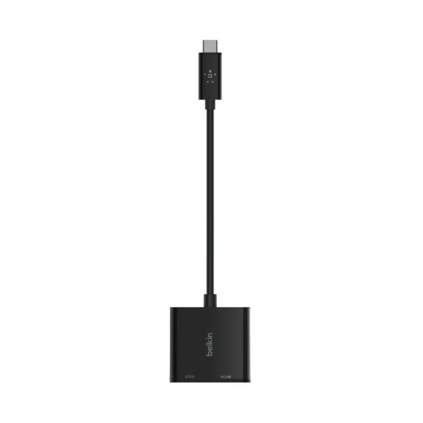 Belkin AVC002 อะแดปเตอร์แปลงสัญญาณภาพและเสียง USB-C to HDMI (4K @60Hz) มีพอร์ต USB-C รองรับการชาร์จสูงสุด 60 วัตต์ - Image 3