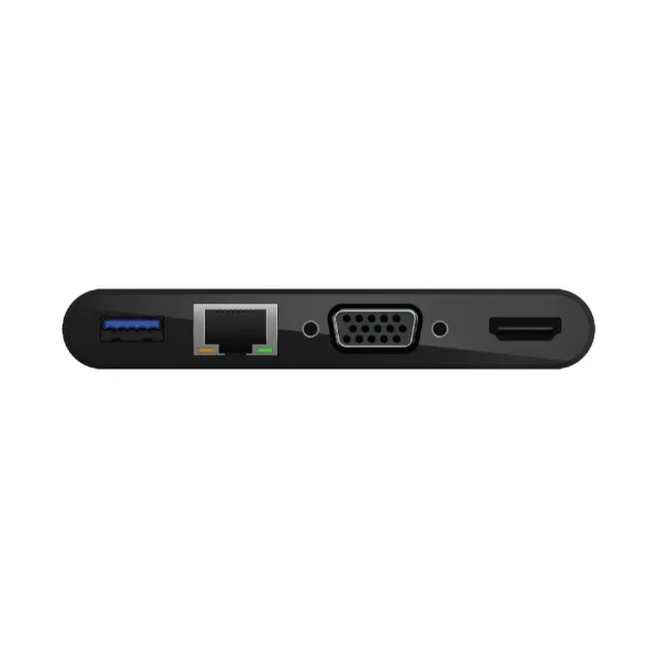 Belkin AVC004 มัลติมีเดียอะแดปเตอร์ USB-C รองรับภาพ 4K/30Hzและชาร์จไฟอุปกรณ์สูงสุด 100 วัตต์ ใช้งานได้กับ MacBook M1/M2 - Image 3