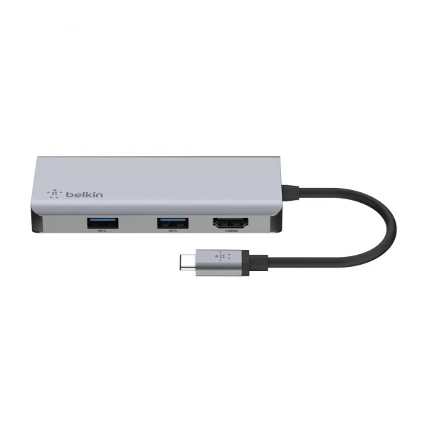 Belkin AVC007 ฮับมัลติพอร์ต CONNECT Hub USB-C3.1 5-in-1 Multiport Hub สำหรับ Windows MAC - Image 5