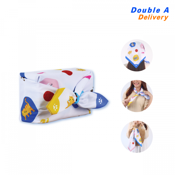 Gift Set Furoshiki Cat Carnival - Image 2
