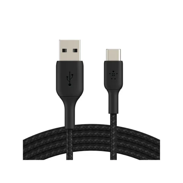 Belkin CAB002 สายชาร์จ USB-C to USB-A สายถักไนล่อนทนทานเพิ่มขึ้น 10 เท่า รับกำลังไฟสูงสุด 60 วัตต์*aff -2 เมตร - Image 4