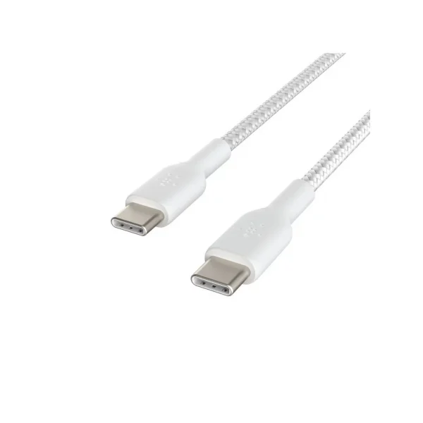 Belkin CAB004 สายชาร์จ USB-C ได้รับกาารับรอง USB-IF รองรับกำลังไฟสูงสุด 60 วัตต์ ใช้ได้กับสมาร์ทโฟน และ MacBook -1 เมตร สีขาว - Image 4
