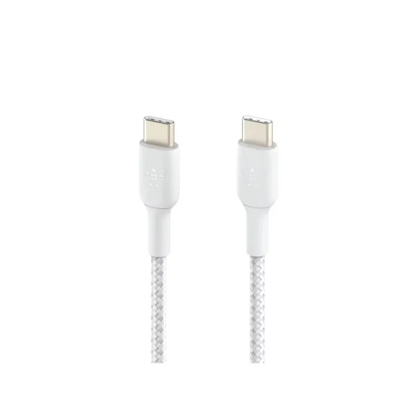 Belkin CAB004 สายชาร์จ USB-C ได้รับกาารับรอง USB-IF รองรับกำลังไฟสูงสุด 60 วัตต์ ใช้ได้กับสมาร์ทโฟน และ MacBook -1 เมตร สีขาว - Image 3