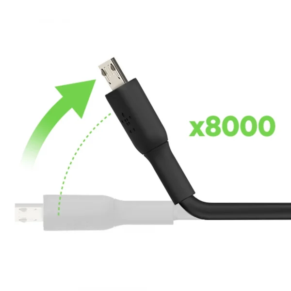 Belkin CAB005 สายชาร์จ Micro-USB รองรับกำลังไฟ 12 วัตต์ โอนถ่ายขอมูล 480Mbps ชาร์จสมาร์ทโฟน แท็ปเล็ต ยาว 1ม.*aff - Image 3
