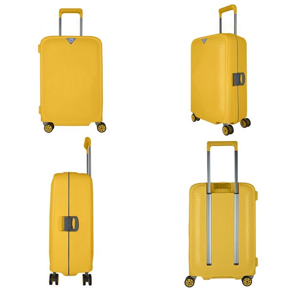 CAGGIONI กระเป๋าเดินทางแบบโครง รุ่นจอย (Joy frame) C20021 สีเหลือง ขนาด 24 นิ้ว - Image 9