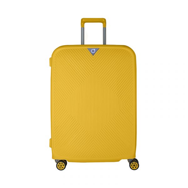 CAGGIONI กระเป๋าเดินทางแบบโครง รุ่นจอย (Joy frame) C20021 สีเหลือง ขนาด 24 นิ้ว - Image 2