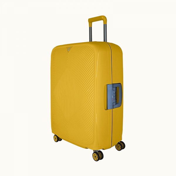 CAGGIONI กระเป๋าเดินทางแบบโครง รุ่นจอย (Joy frame) C20021 สีเหลือง ขนาด 24 นิ้ว