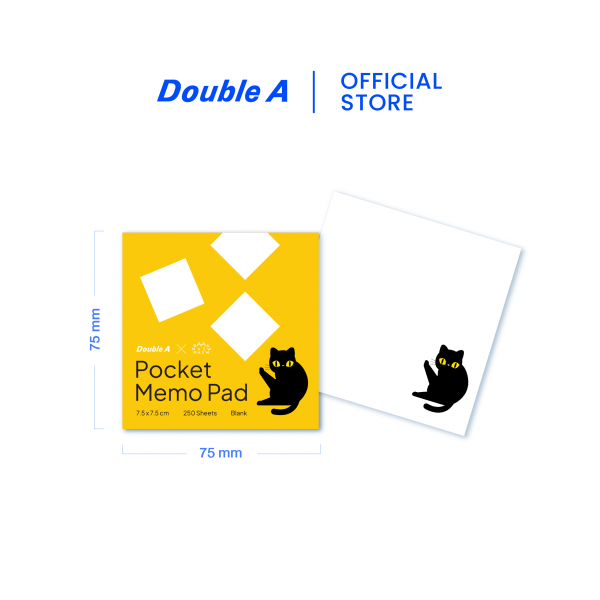 Memo notepad 80 แกรม 250 แผ่น ลาย Plain Ban Maew - Image 2