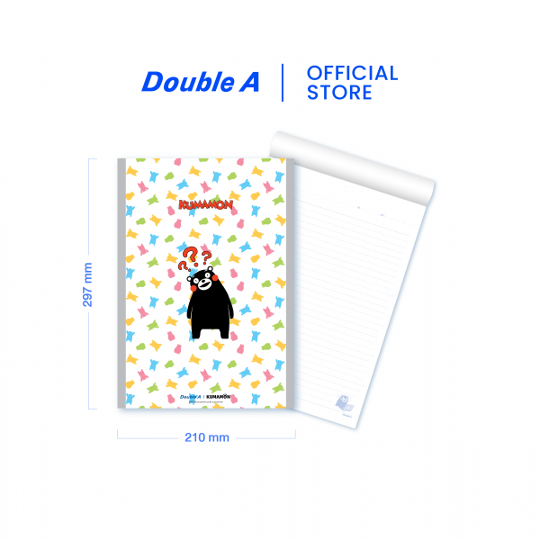 Notepad ลาย Kumamon 80 แกรม 30 แผ่น 4 ชิ้น (คละแบบ) - Image 2