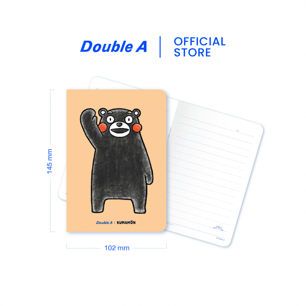สมุดบันทึก หน้าปกลาย Kumamon ขนาดA6 80 แกรม 40 แผ่น 4 เล่ม (คละแบบ) - Image 2