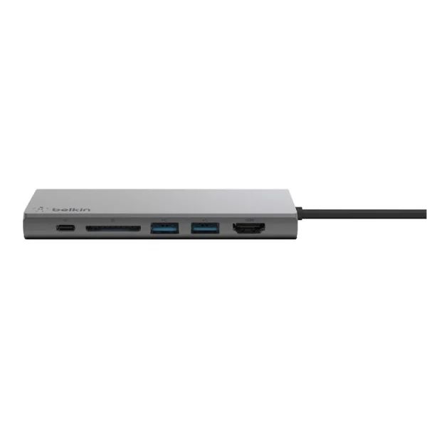 Belkin F4U092 ฮับ USB-C 6-in-1 สำหรับ Macbook, iPad Pro และคอมพิวเตอร์รุ่นที่มีพอร์ต USB-C ให้สัญญาณภาพ 4K @30Hz - Image 3