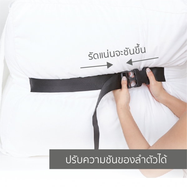 mr.big GERD Pillow หมอน Ergonomic สำหรับผู้ป่วยกรดไหลย้อน ปรับระดับได้ พร้อมปลอกถอดซักได้ - Image 8