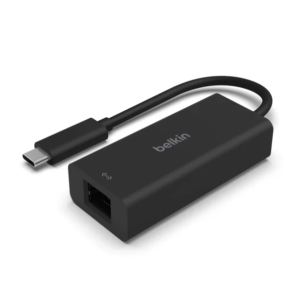 Belkin INC012 อะแดปเตอร์ USB-C to LAN ความเร็ว 2.5Gbps ใช้ได้กับ MacOS, iPad, Windows, โทรศัพท์/แท็บเล็ต - Image 2