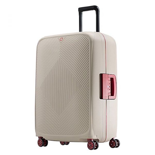 CAGGIONI กระเป๋าเดินทางแบบโครง รุ่นจอย (Joy frame) C20021 สีนู๊ด ขนาด 24 นิ้ว