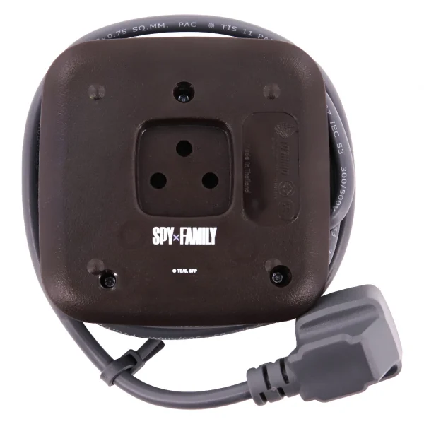 Toshino ปลั๊ก 2 ช่อง + 2USB 1 สวิตช์ 1.80 ม.(10A/2300W) Anya รุ่น XP-1.8M SPXA - Image 3
