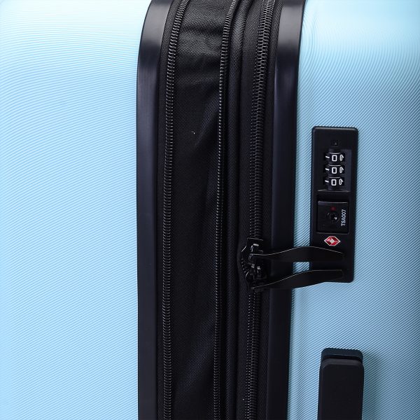 Caggioni : กระเป๋าเดินทาง รุ่นเฮนรี่ (Henry : C23021) สีฟ้า ขนาด 20 นิ้ว - Image 3