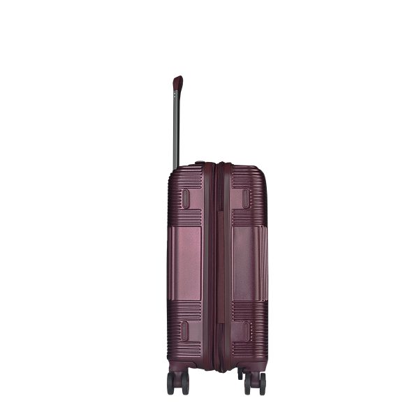 CAGGIONI กระเป๋าเดินทาง รุ่นโวยาจเกอร์ ( Voyageur 15082 ) สีแดงไวน์ ขนาด 20 นิ้ว - Image 10