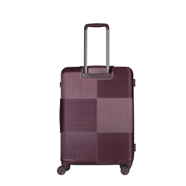 CAGGIONI กระเป๋าเดินทาง รุ่นโวยาจเกอร์ ( Voyageur 15082 ) สีแดงไวน์ ขนาด 24 นิ้ว - Image 2